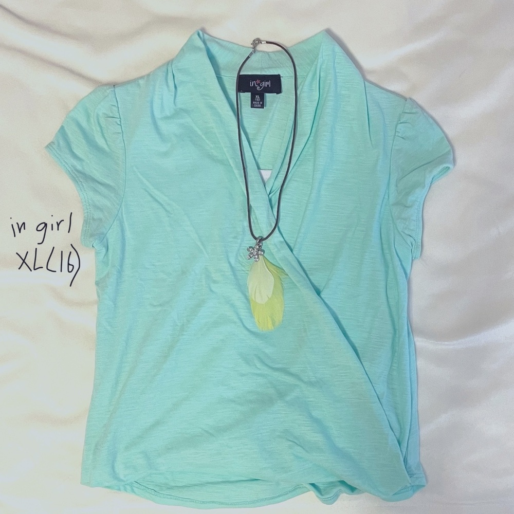 In Girl Mint Blouse XL(16)